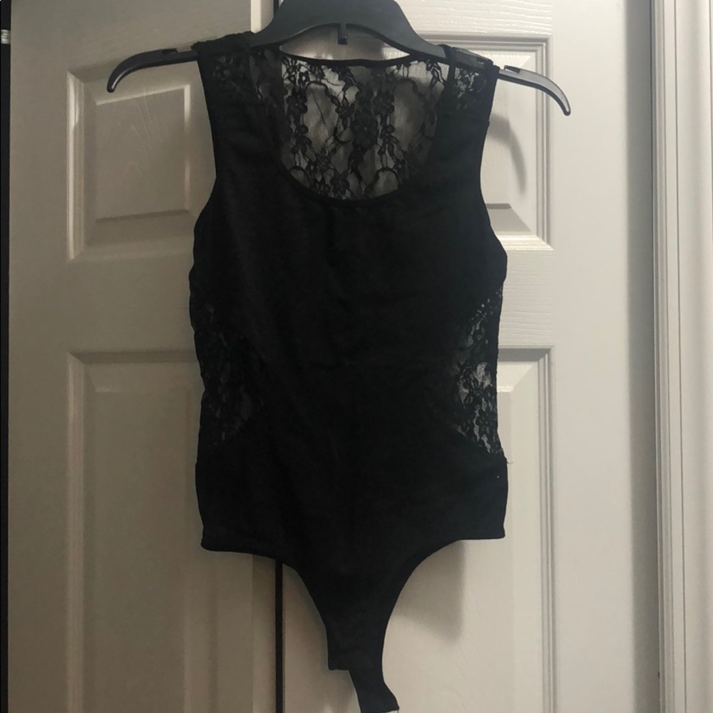 Black Lace Bodysuit
